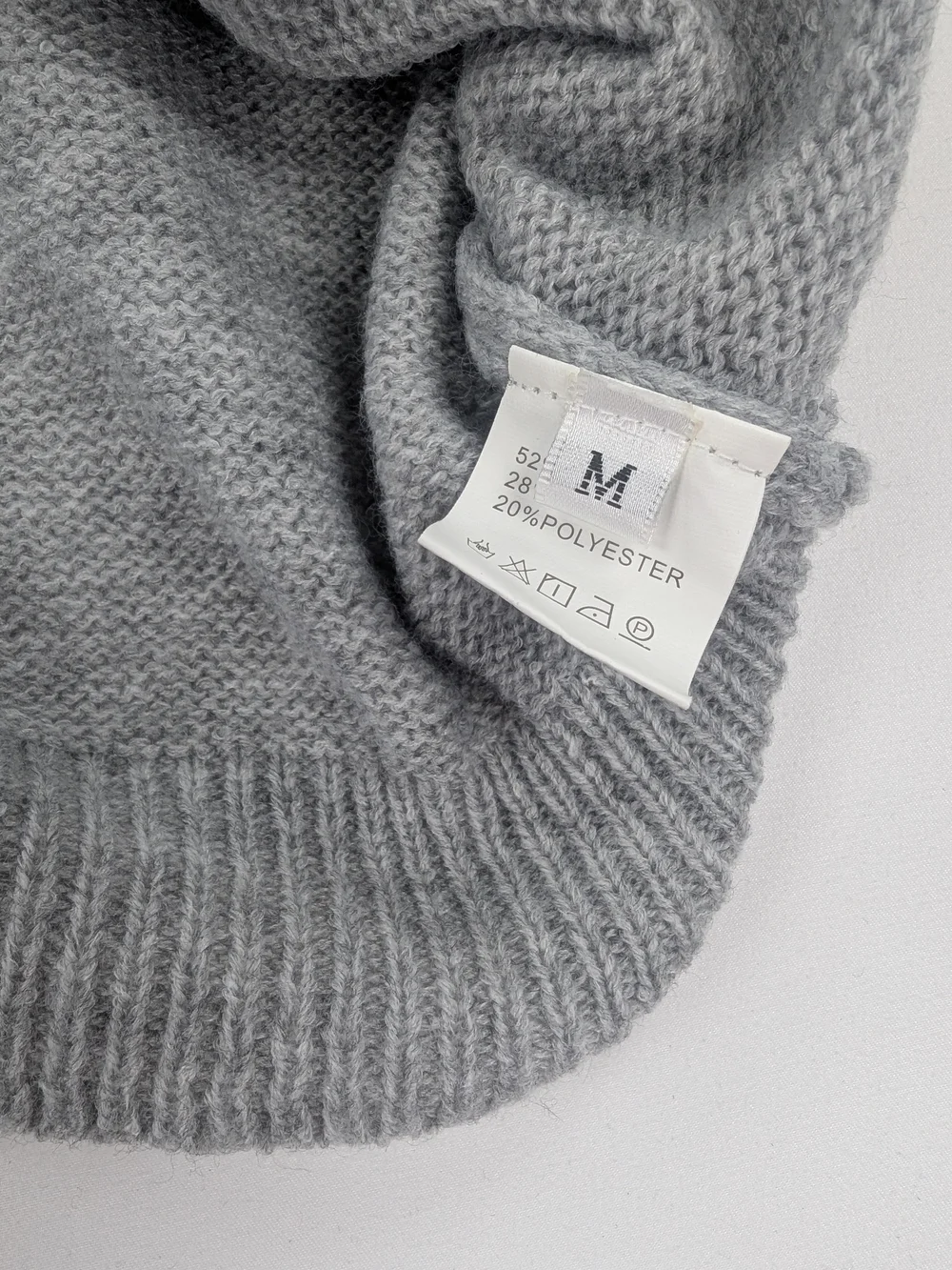Grey Heart Knit Sweater - Women